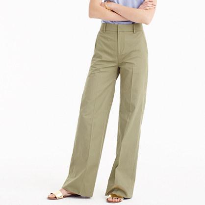 J.Crew Collection full-length pant in Italian cotton