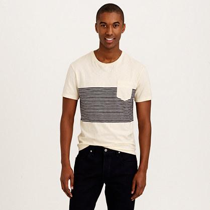 J.Crew Tall pocket T-shirt in multistripe