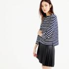 J.Crew Midweight striped boatneck T-shirt