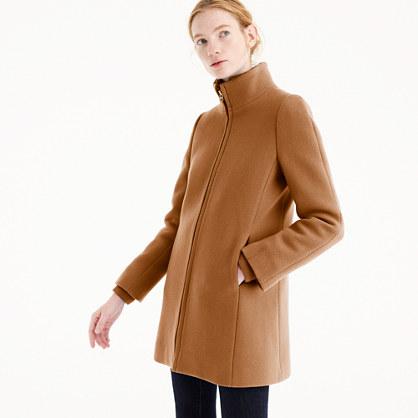 J.Crew Tall lodge coat in Italian stadium-cloth wool