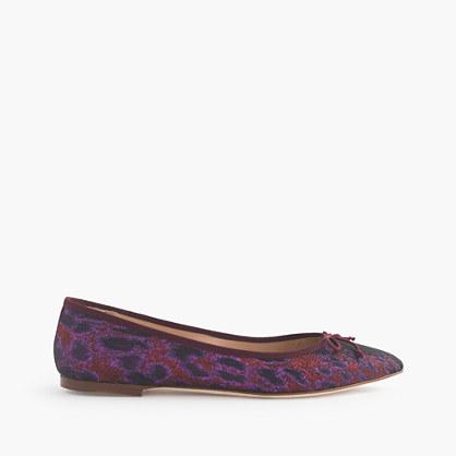 J.Crew Gemma flats in watercolor floral