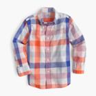 J.Crew Boy's Secret Wash shirt in large gingham