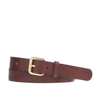 J.Crew Solid leather belt