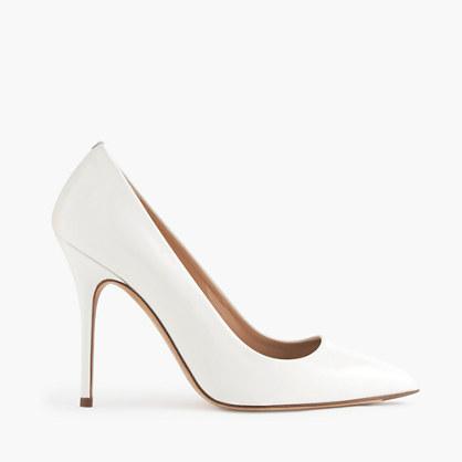 J.Crew Roxie glossy leather pumps