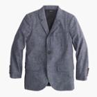 J.Crew Boys' Ludlow suit jacket in Japanese chambray