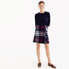J.Crew Plaid ruffle mini skirt in double-serge wool