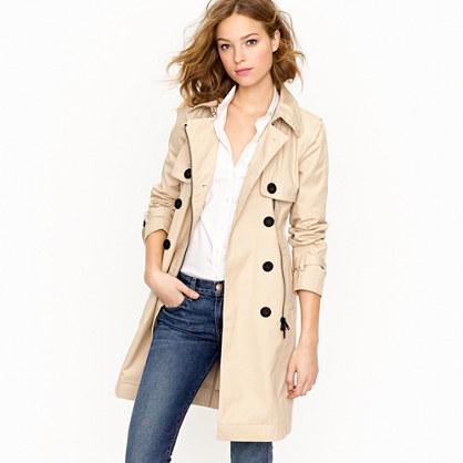 J.Crew Moto trench