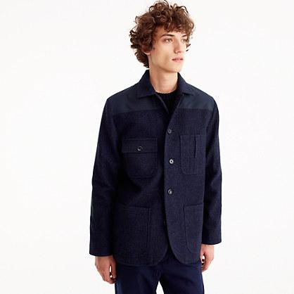 J.Crew Wallace & Barnes wool norfolk jacket