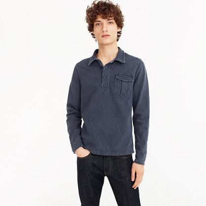 J.Crew Slub french terry popover shirt
