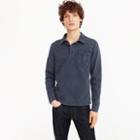 J.Crew Slub french terry popover shirt