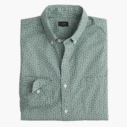 J.Crew Secret Wash shirt in tiny daisy