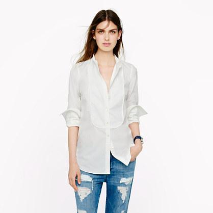 J.Crew Thomas Mason&reg; for J.Crew mandarin-collar tuxedo shirt