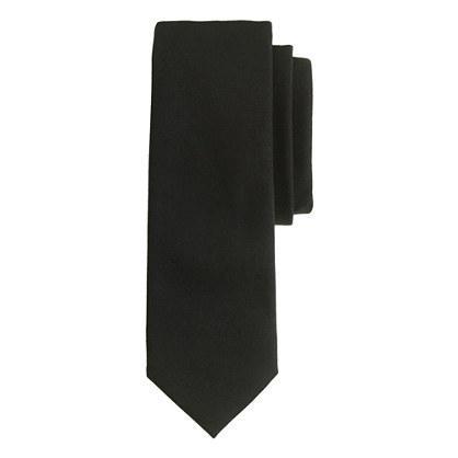 J.Crew Italian wool tie in black