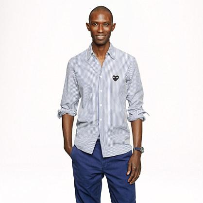 J.Crew PLAY Comme des Gar ons® button-down shirt in stripe