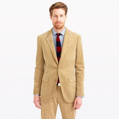 J.Crew Ludlow fielding suit jacket in Italian corduroy