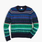 J.Crew Boys' ombre Fair Isle crewneck sweater