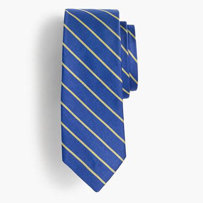 J.Crew Silk tie in thin stripe