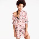 J.Crew Beach shirt in berry print