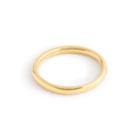 J.Crew 14k gold 2mm rounded band