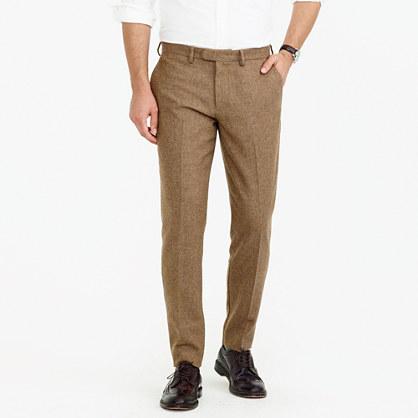 J.Crew Bowery slim pant in crosshatched wool