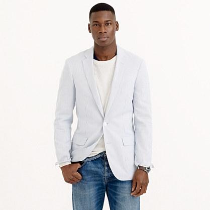 J.Crew Ludlow sportcoat in engineer-striped cotton