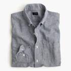 J.Crew Slim Irish linen-cotton shirt in houndstooth