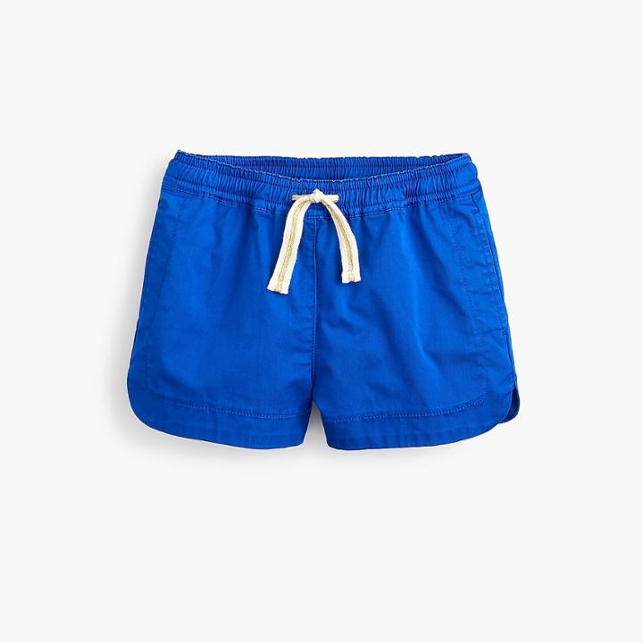 J.Crew Girls' pull-on short in cotton chino