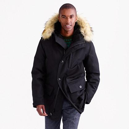 J.Crew Nordic down parka in wool