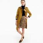 J.Crew Collection skirt in leopard calf hair