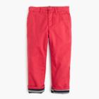 J.Crew Boys' jersey-lined cozy chino pant