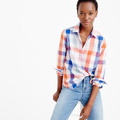 J.Crew Popover shirt in oversized plaid