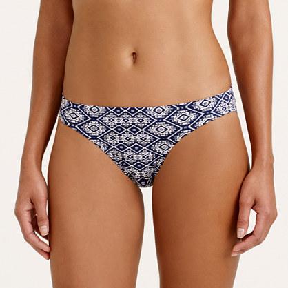 J.Crew Indigo batik bikini bottom
