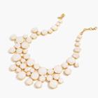 J.Crew Frosted crystal collar necklace