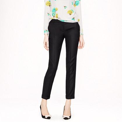 J.Crew Petite café capri in wool