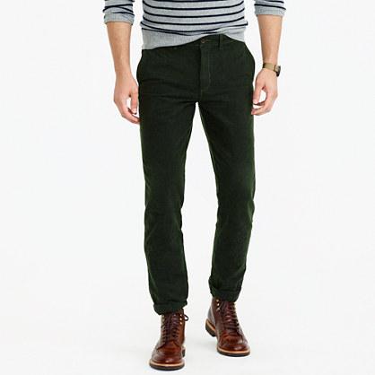 J.Crew Brushed cotton twill pant in 770 straight fit