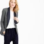 J.Crew Collection shawl-collar blazer in Donegal tweed