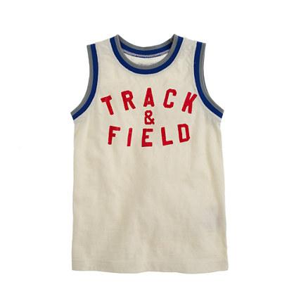 J.Crew Boys' track and field tank top
