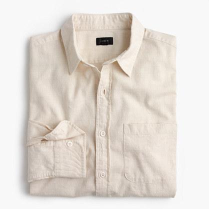 J.Crew Heathered slub cotton shirt