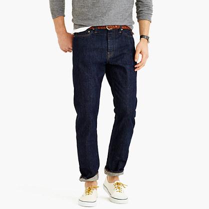 J.Crew 1040 athletic selvedge jean in Fairfax wash