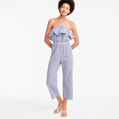 J.Crew Seersucker jumpsuit