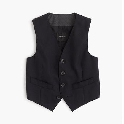 J.Crew Boys' Ludlow suit vest in Italian wool