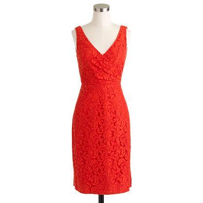 J.Crew Petite Sara dress in Leavers lace