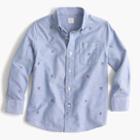 J.Crew Boys' embroidered shirt with skiers