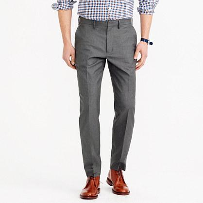 J.Crew Bowery Classic-fit pant in heather cotton twill