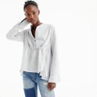 J.Crew Gathered front popover