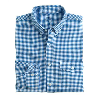 J.Crew Slim lightweight vintage oxford cloth shirt in summertime gingham