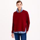 J.Crew Collection bonded merino wool zip sweater