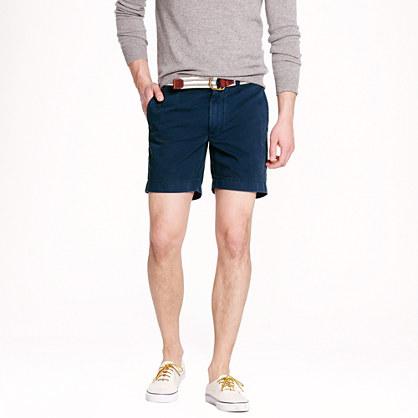 J.Crew 7" Stanton short in garment-dyed cotton