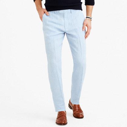 J.Crew Bowery slim pant in Irish linen twill