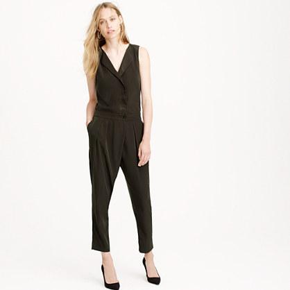 J.Crew Sleeveless trench jumpsuit
